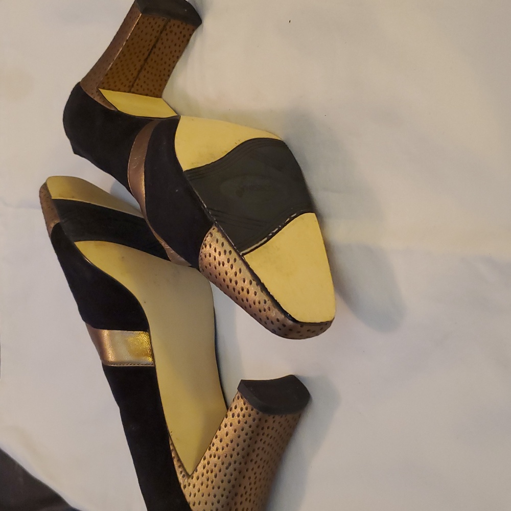 Vintage Corsina Flex "Lucille" Women's Block Heel Pumps Shoes Size 9B - Picture 8 of 10